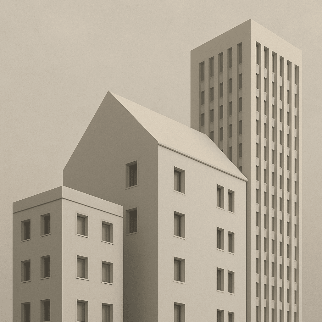 Abstract image of buildings